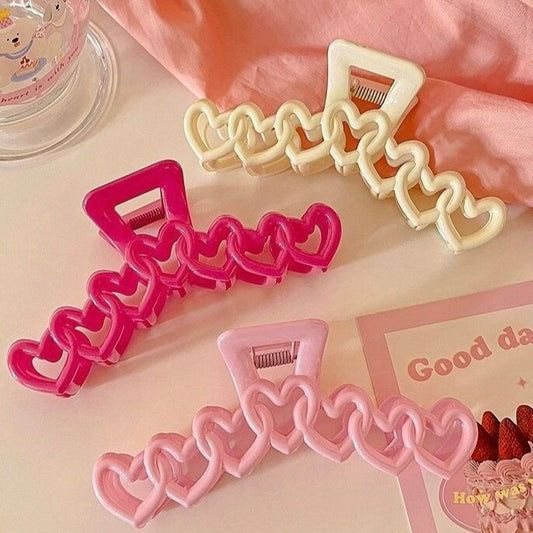 Heart-Shaped Hair Clips – Fun & Feminine Accessories